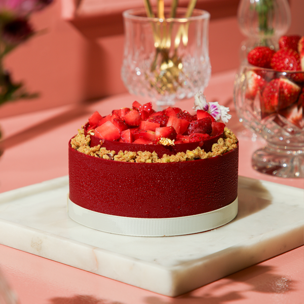 VANILLA STRAWBERRY ENTREMET